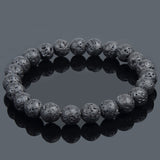 Lava Beads Chakr, Aura Bracelet