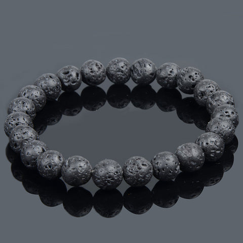Lava Beads Chakr, Aura Bracelet