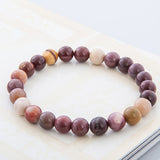 QIHE JEWELRY Tiger Eye Buddha Bracelets Natural Stone Lava Round Beads Elasticity Rope Men Women Bracelet Free Shipping