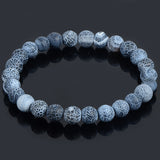 Lava Beads Chakr, Aura Bracelet
