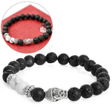 Buddha Head Beaded Bracelet
